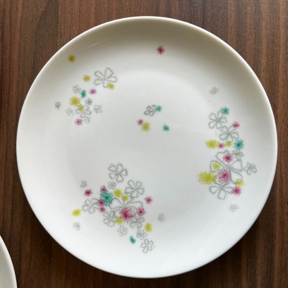 3 Gayety Rosenthal Continental China 6-1/4" Dessert Plates Raymond Lowey Germany - Picture 2 of 7